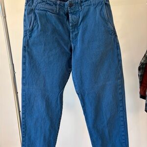 Wallace and Barnes Blue Selvedge Officer Chino 32x34